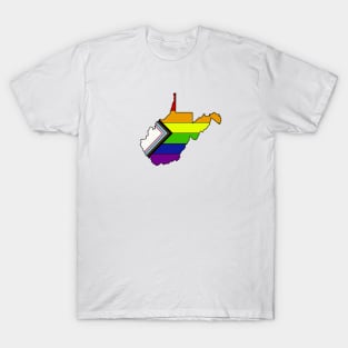 Progress pride flag - West virginia T-Shirt